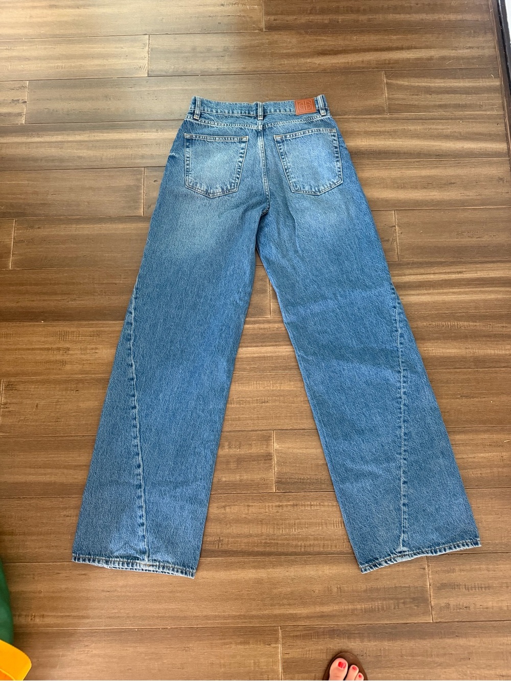 Anine Bing Brie High-Rise Wide Leg Jeans - Picture 3 of 6